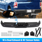Rear Bumper Assembly for Ram 2500 3500 2013-2018 with Sensor Holes