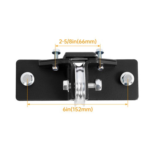 Snow Plow Pulley Steel Nylon Fairlead Kit For ATV UTV Winches Wide-Spool Bolt