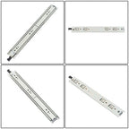 1 Pair of 18" Locking Drawer Slides Full Extension & Lock 150 lb Load Capacity