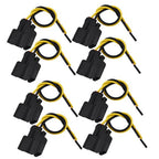 8Pcs Fuel Injector Connector Pigtail Wire For Dodge LS2 LS3 Ford EV6 EV14 USCAR