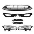 For Ford Focus 2015 2016-2018 Front Bumper Upper Grille With Fog Light NEW