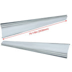 Lh Rh Outer Rocker Panels Slip On For 2002-08 Dodge Ram Pick Up 4 Door Quad Cab