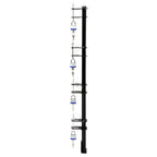 Lockable Weeder Trimmer Rack Holders for Enclosed or Open Trailer Set of 4