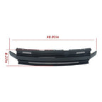 Gloss Black Compatible FIT For Ford Flex 2013-2019 Front Bumper Grille Assembly