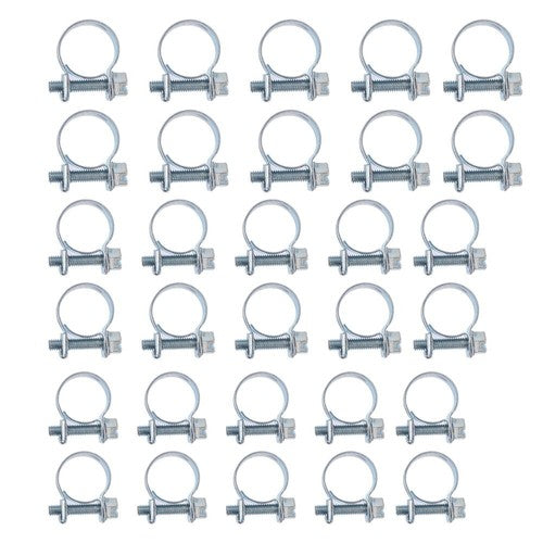 FUEL INJECTION HOSE CLAMP / AUTO Fuel clamps 30PCS(1/4", 5/16", 3/8")