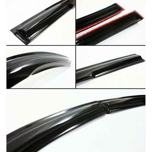 Fit For 2008-12 Honda Accord Sedan Window Visors Deflector Guard NEW Visor Guard