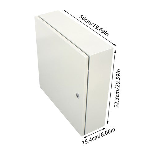 Wall Mount Junction Box 20x20x6" Carbon Steel Electrical Enclosure IP65 w/ Lock