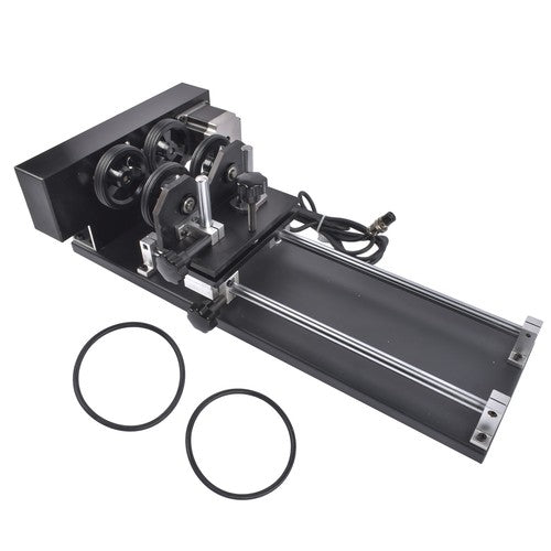 4 Wheel Rotary Axis Attachment 360° Rotation for 50W-130W CO2 Engraver Cutter