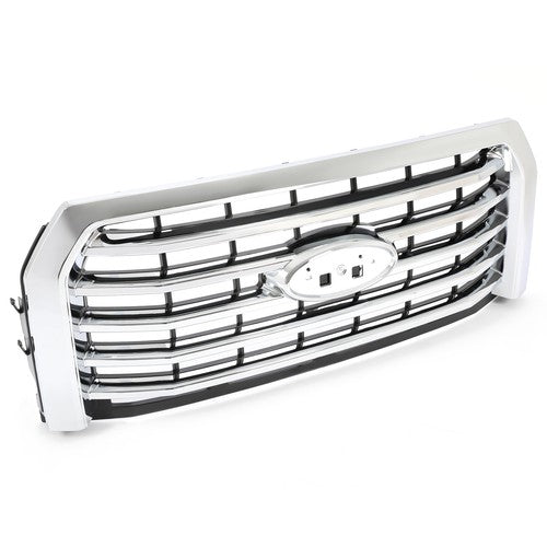 FL3Z-8200-EA Chrome Front Upper Bumper Grille for Ford F-150 2015-2017