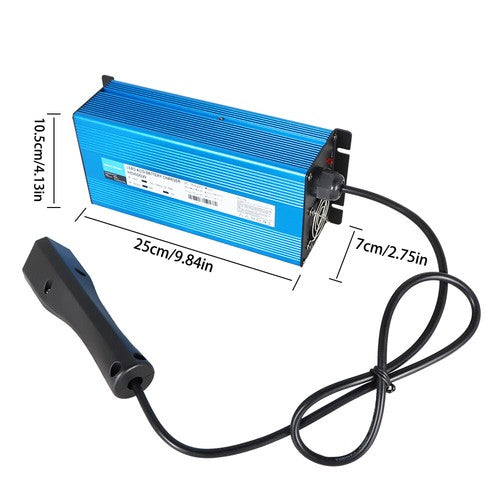 48 Volt 10Amp Golf Cart Battery Charger With Trickle Charge For E-Z-Go RXV TXT