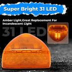 Turn Signal Corner Head Light Marker 31 LED Amber for Peterbilt 379 359