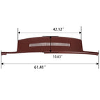 Dash Cover Cap Garnet For 88 94 Chevy GMC Pickup Blazer Suburban