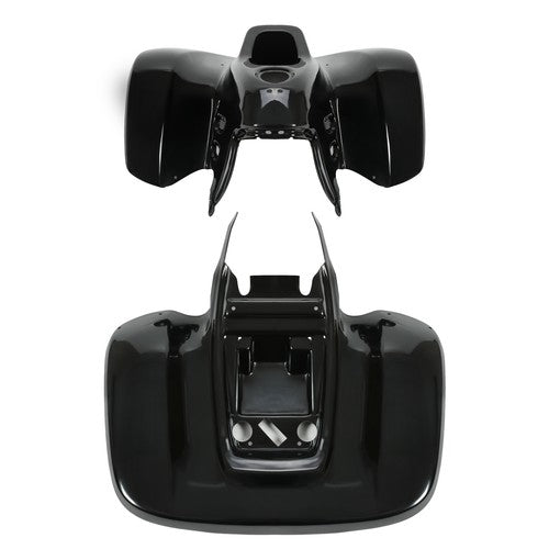 Black ABS Plastic Front and Rear Fenders Set for 1993-2005 Honda TRX90