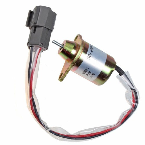 Fuel ShutOff solenoid For Yanmar 119233-66511 Komatsu PC05-7 11923366511