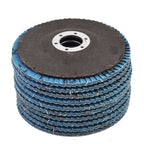 100Pack 4-1/2"×7/8'' 60 Grit T29 Premium Zirconia Flap Disc Sanding Grinding