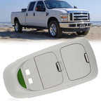 Light Gray Overhead Console for Ford F250 F350 F450 Super Duty Pickup 2002 2004
