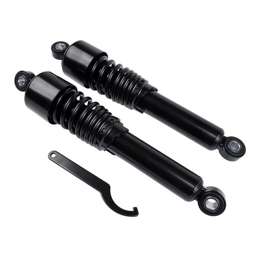 Black 13in Heavy Duty Rear Shocks For Harley Road King Touring Street Tour Glide