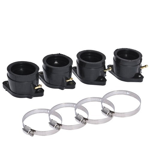 4pcs Carburetor Intake Manifold Boot 1995-2007 For Yamaha YZF600R Thundercat