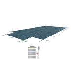 Inground Pool Cover Safety Fits Rectangle Swimming Pool Mesh Solid Pool