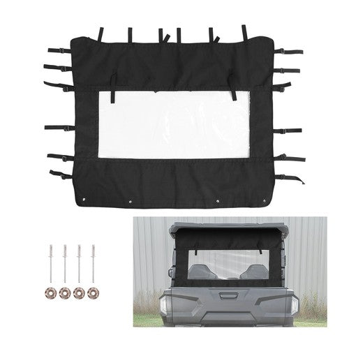 Rear Dust Barrier Soft Window Panel For Yamaha Wolverine RMAX4 850X4 2022 Up