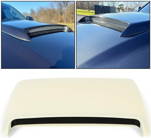 Universal Hood Scoop Vent 25.2 x 25.2 for Challenger Sliverado Nissan Titan