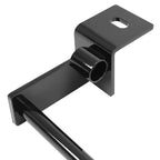 Truck Bed Step 2-Rung Retractable Tailgate Ladder Heavy Duty W/L-Shaped Bracket