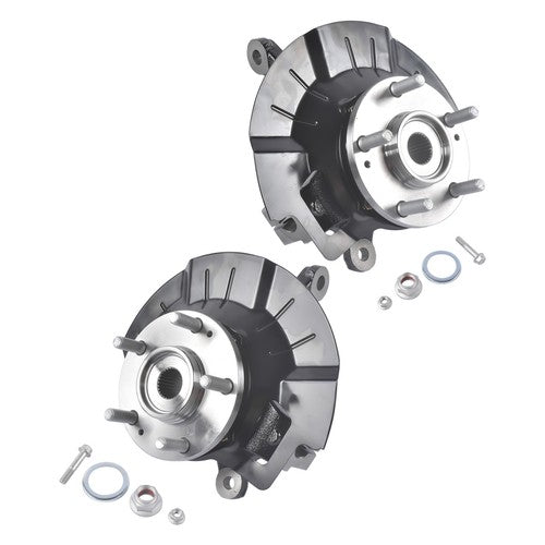 2PCS Front Loaded Steering Knuckle & Wheel Bearing Hub For Kia Soul 2014-2016