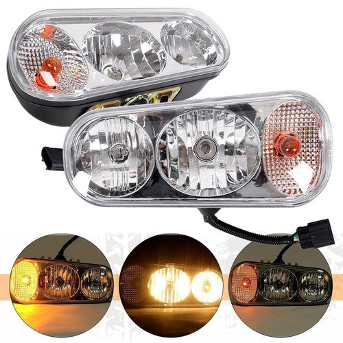 Snow Plow Headlights Light Kit For Boss Western Meyer Blizzard SnowDogg