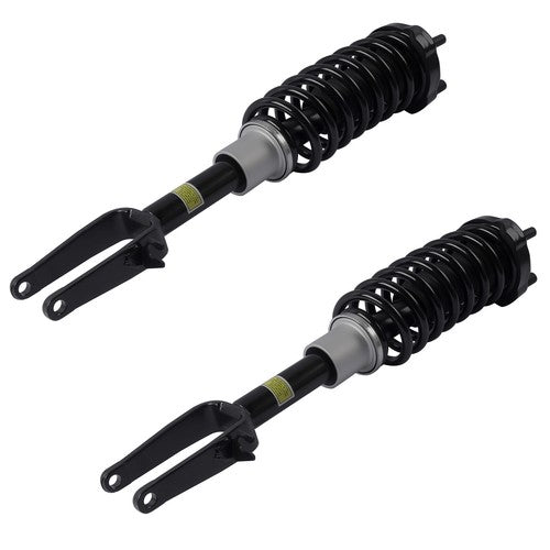 Pair Front Shock & Coil Spring Assembly For Mercedes W211 S211 E350 4Matic 06-09