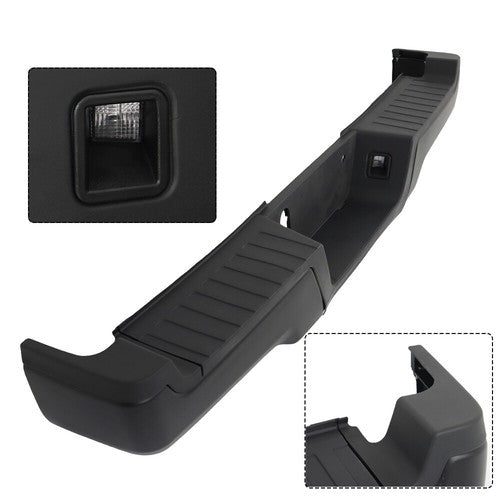 For Ford F250 F350 2017-2022 Rear Step Bumper Super Duty w/o Sensor Holes