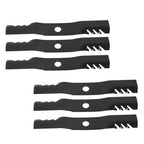 For Kubota 60" Decks RCK60P-1200Z 396-816 K5955-97530 6 Pcs Blades K5955-34360