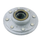 Pre-Assembled 8-Lug 6.5" Galvanized Trailer Hub Kit Fit For 7,000lb #42 Trailer