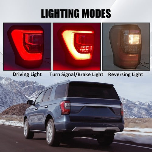 LED Tail Light Driver Side for Ford Expedition 2018-2022 Left Tail Lamp