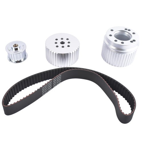 Belt Drive Pulley Kit for Small Block Chevy 283 327 350 383 400 LWP 5/8" Shaft