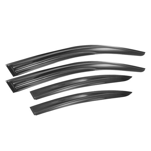 Window Visors Sun Rain Guard Deflector For Mitsubishi Lancer Acrylic 4Door 08-17