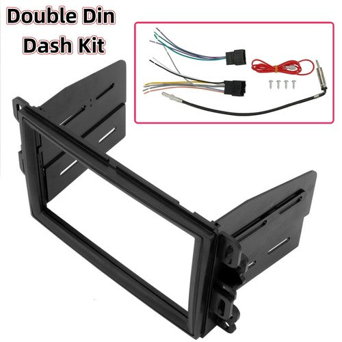 Double Din Dash Kit Stereo Radio Wire Harness for Buick Chevy 06 14