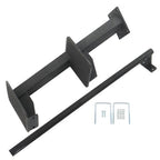 2 Steps Boat Trailer Steps with Handrail Boat Trailer Ladder, Boat Trailer Steps