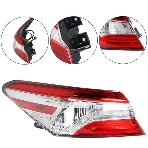 Driver/LH Side Rear Tail Light Outer Lamp For Toyota Camry SE LE 2018 2019 2020