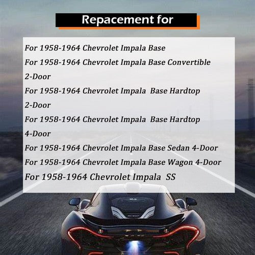 Fit For Chevrolet Impala 58-64 Driveshaft Carrier Bearing Poly Billet Aluminum