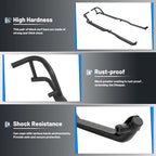 Rock Sliders Nerf Bars Side Steps for Polaris Ranger Crew XP 1000 2019-25 24