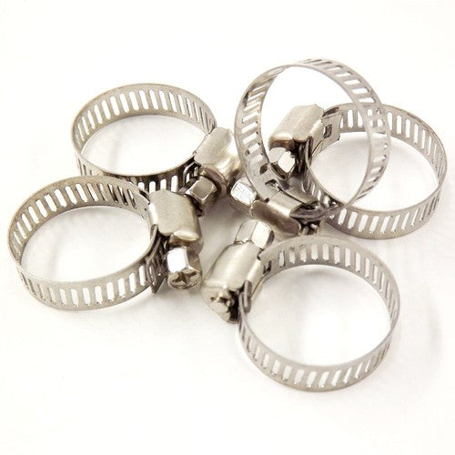 3/4"-1"Adjustable Stainless Steel Drive Hose Clamps Fuel Line Worm Clip  50pcs