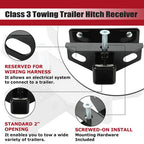 Rear Trailer Tow Hitch Receiver for Dodge Ram 2003 2018 1500 2003 2013 2500 3500