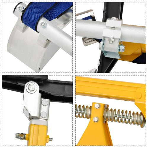 24-40 Inch Yellow Aluminum Drywall Stilts Tool For Painting Painter Taping