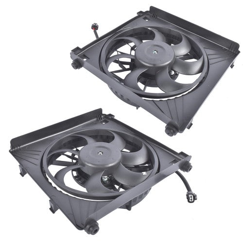2x Engine Radiator Cooling Fan Assembly Left + Right for Tesla Model S 2012-2020
