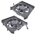 2x Engine Radiator Cooling Fan Assembly Left + Right for Tesla Model S 2012-2020