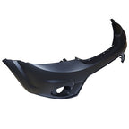 Front Bumper Cover Fit For 2011-2018 Dodge Journey with Fog Lamp Holes Black