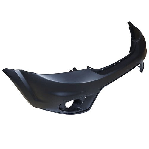 Front Bumper Cover Fit For 2011-2018 Dodge Journey with Fog Lamp Holes Black