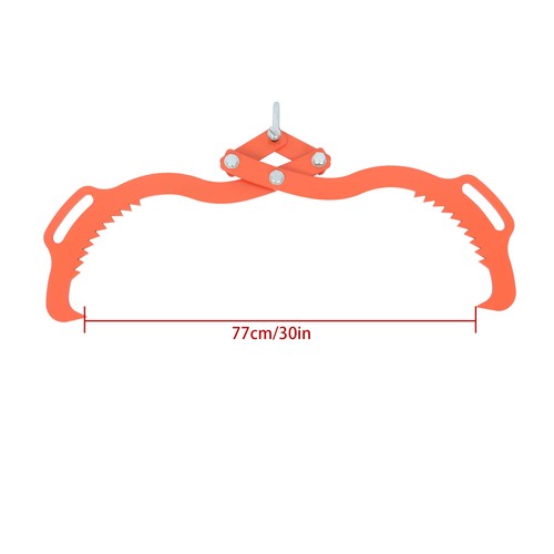 2 Claw Timber Log Lifting Tongs 30" Timber Claw Hook For Timber Log Tool