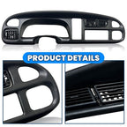 Dash Bezel Dashboard Cover Overlay for 1998-2002 Dodge Ram 1500 2500 3500 Pickup