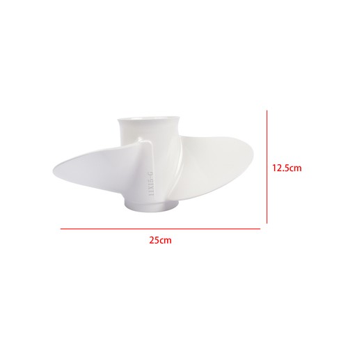 Boat Propeller 11 x 15 For Yamaha Outboard Engine 25-60HP 13 Spline 15 Pitch